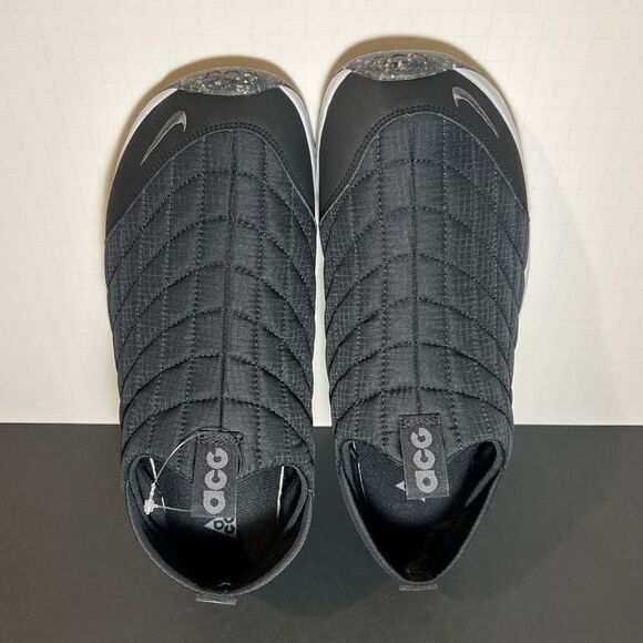 *NWOB* Mens NIKE ACG Moc 3.5 Black Quilted Slip On Shoes / Size 11 - Picture 5 of 8